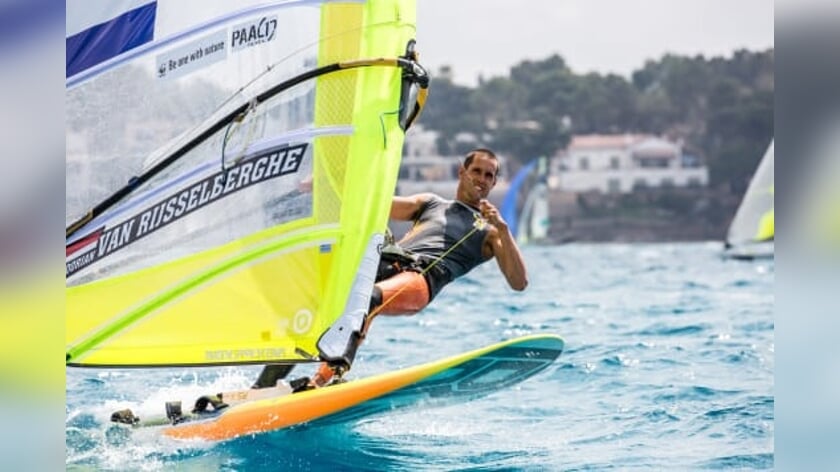 Dorian op het EK op Palma de Mallorca.