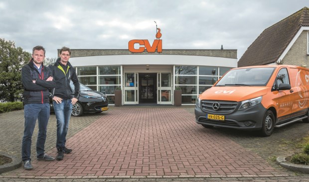 Peerke Reijnders en Danny Westerlaken van CVI Texel.