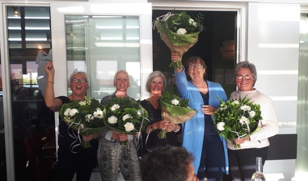 Bloemen voor de winnaars