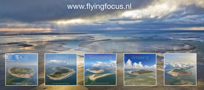 De vijf fotoboeken over de Nederlandse Waddeneilanden