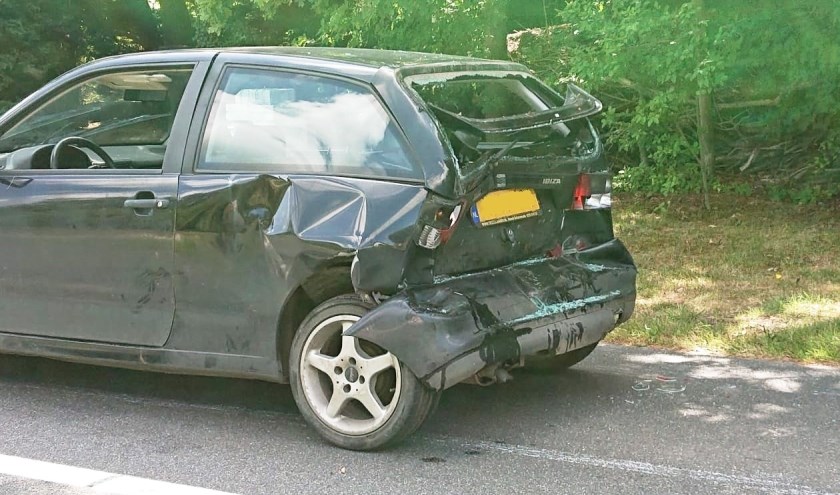 De voorste auto.