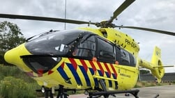 Nachtelijke helikopter boven Den Burg