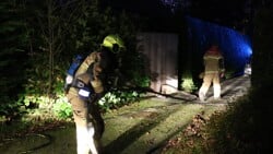 Brandweer in actie aan Californiëweg