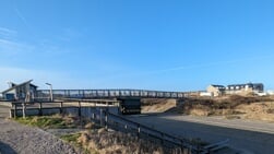 Zandbrug Kogerstrand over seizoen heen getild