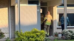 Hulpdiensten in actie na woningbrand