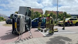 Ongeluk op kruising Beatrixlaan en Keesomlaan