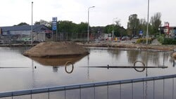 Rotonde Waalderstraat staat blank