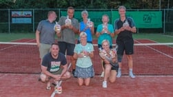 Clubkampioenen tennis bij SVC in De Cocksdorp