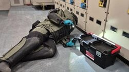 Veerboot decor explosievenoefening EOD