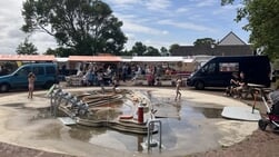 Opknapbeurt waterspeelplaats De Cocksdorp