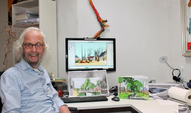 In het prentenboek van Cor Dam staan zeventig prenten van Surhuisterveen, vooral van na de Tweede Wereldoorlog.