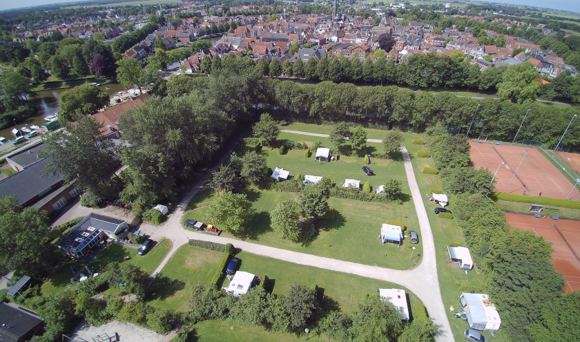 Camping Dokkum, rust, vlakbij de binnenstad.