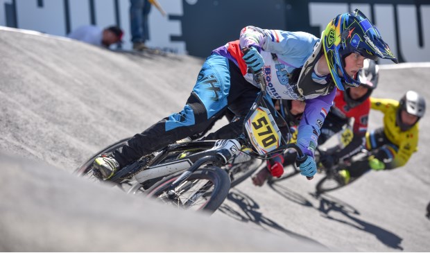 Steven Rouwé van De Heideclub op weg naar de nationale titel.