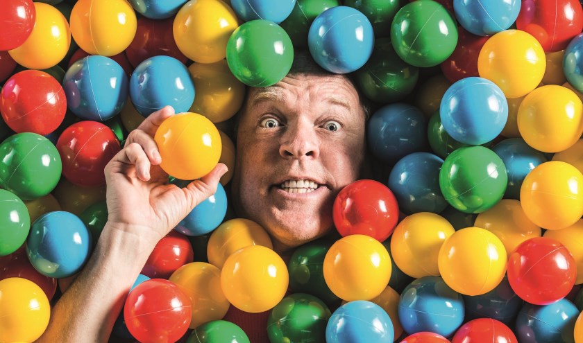 Bert Visscher staat op 19 en 20 september in De Lawei met zijn voorstelling 'Hij wordt vanzelf moe'.