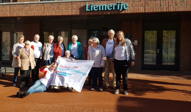 Deelnemers aan de challenge. (foto: Liemerije)