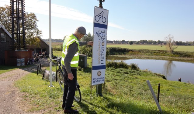 Prachtig weer tijdens geslaagde eerste editie van Liever de Liemers Fietsronde(foto: Rotary Zevenaar)