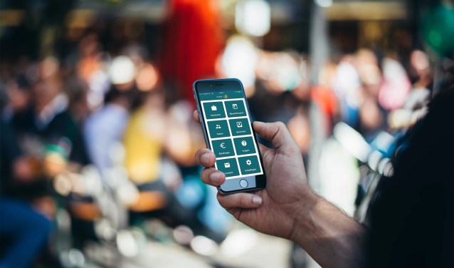 Het startscherm van de RSDapp. (foto: Eigen archief)