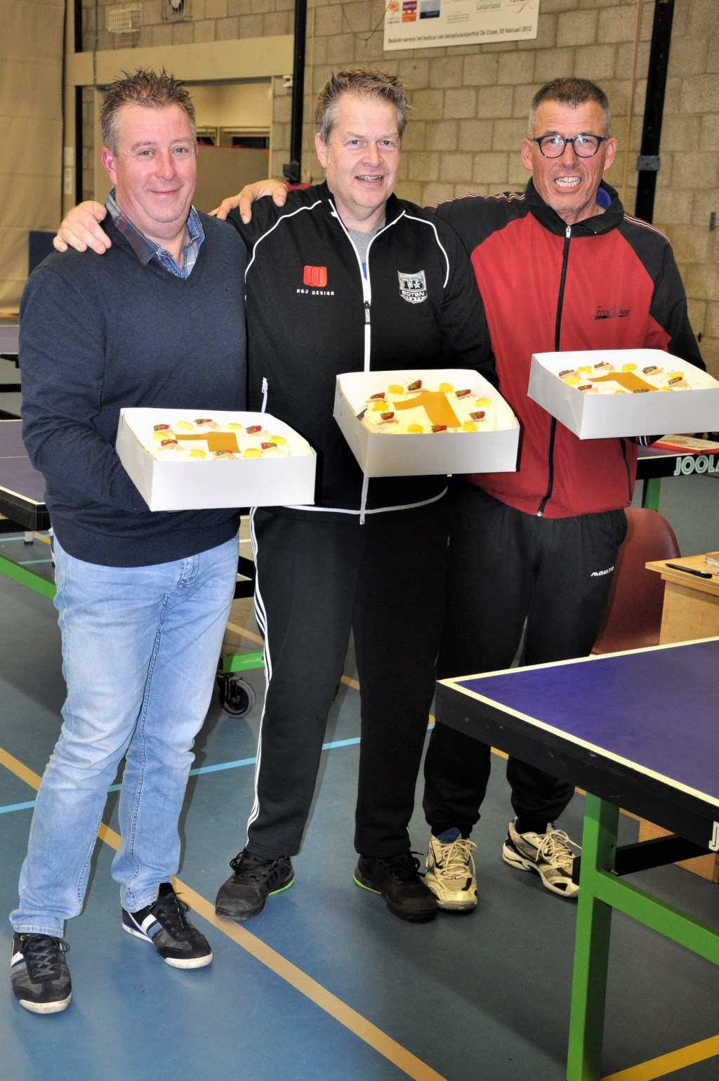 Winnaars John Rutjes, William Roos en Ben Stevens. (foto: Angela Teunissen)
