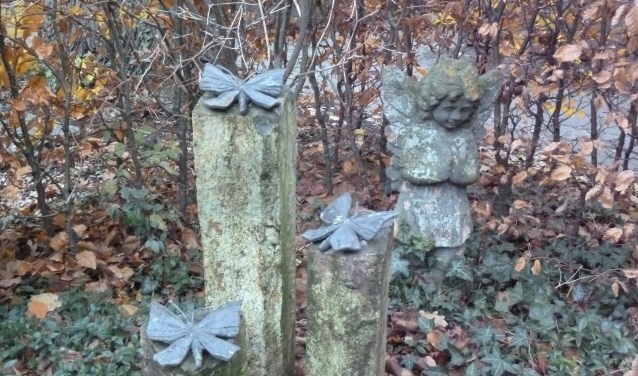 Het vlindermonument op het Gedenkpark Huissen-Stad.