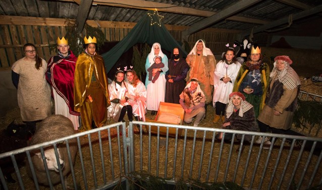 Levende kerststal. (foto: Marco Willemsen)