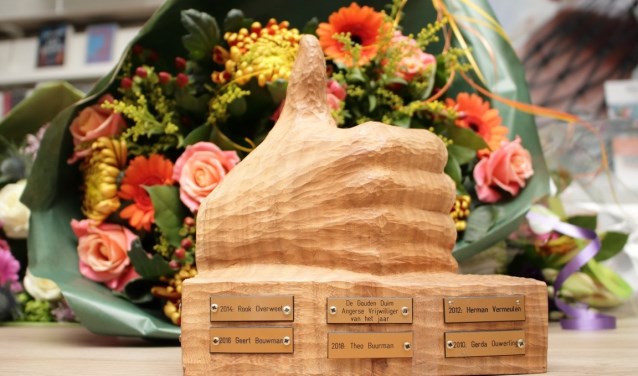 Gouden Duim wisselbeker. (foto: Henk Sluiter)