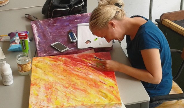 Kleur in atelier 't Duifje (foto: Letty Groenen)