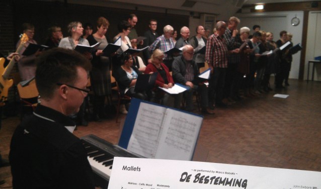 Jarno Scholten tijdens repetitie voor The Passion (foto: Alex Ubbink)