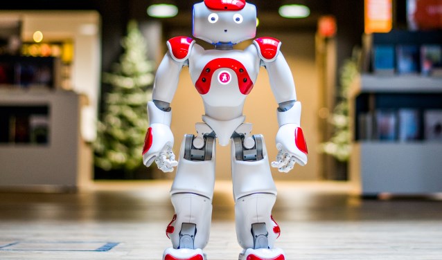 Biebrobot robin lost maatschappelijke problemen op (Foto: Foto: M van Esbroek