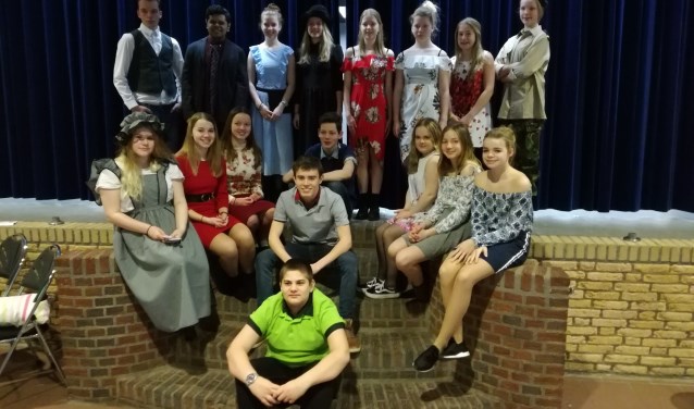 De spelers van de jeugdgroep (foto: Marco Schoofs)