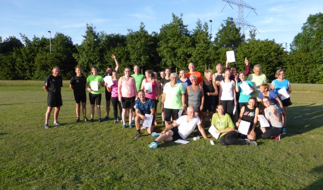 De trotse starters van 2017 (foto: Dijkrunners)