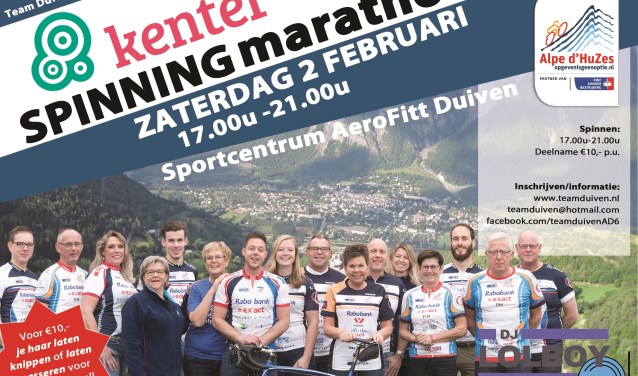 Team Duiven Alpe d'HuZes 2019. (foto: Fotografie Eef & Co)