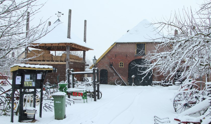 Den Tip in wintersfeer. (foto: Fons Brekelmans)