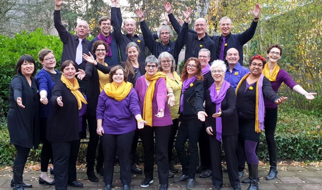 Leden gospelkoor Desire december 2018. (foto: Desire)