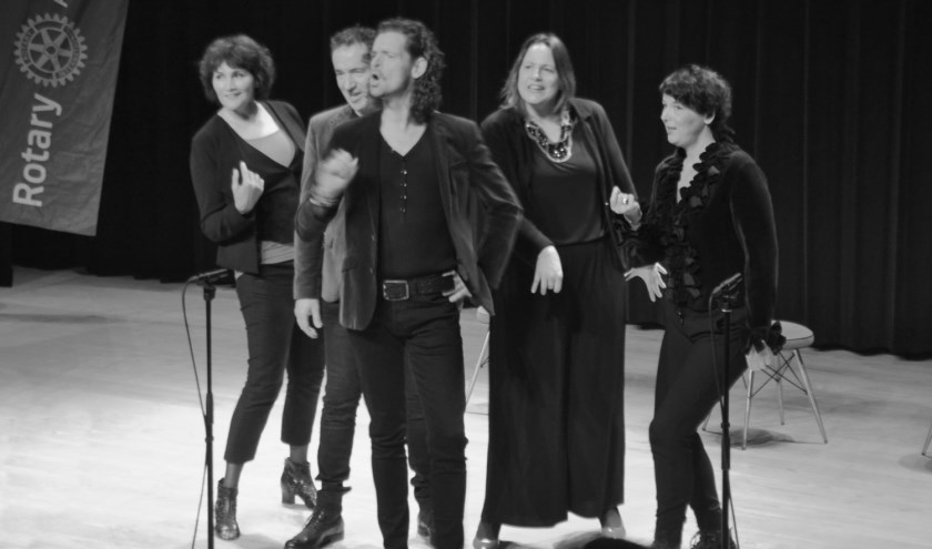 Musicalensemble Marcato in actie. (foto: Frans Prick)