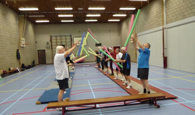 Spelend bewegen en coordineren. (foto: B. Rhebergen)
