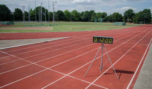 Atletiekbaan van Zevenaar. (foto: Jouke Dijkstra)