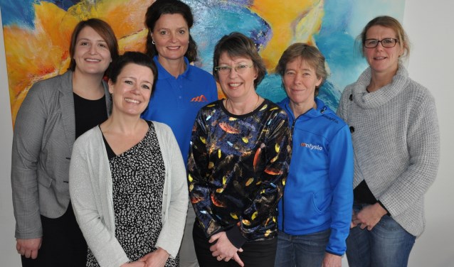 Enkele betrokken hulpverleners bij de werkgroep zorg rond kanker.