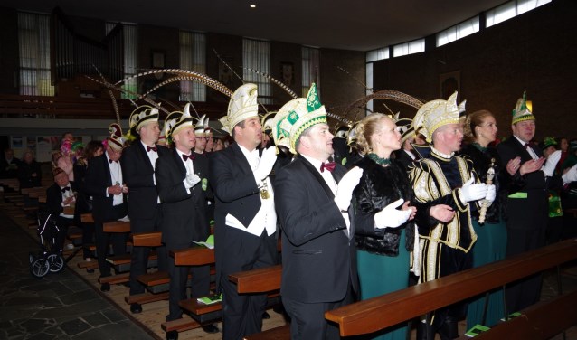 Carnavalsmis op zondag. (foto: Peter Ariese)