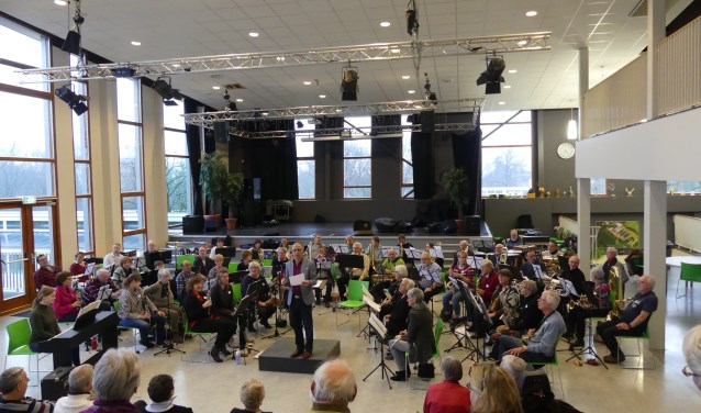 Kapel in het Rhedens tijdens de Play-In. (foto: Jan Jansen)