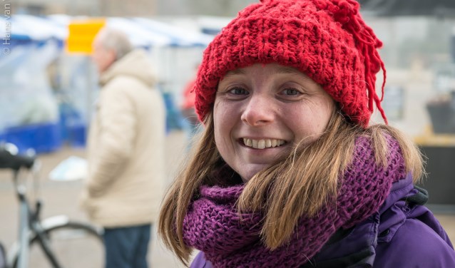 Portret van dorpsdichter Marjolein Pieks. (foto: Hans van Wijk)