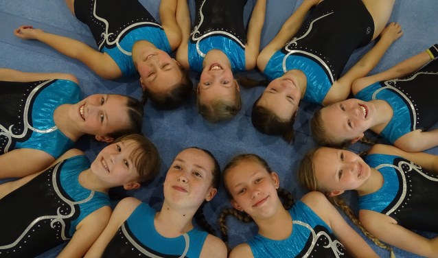 Deelnemende turnsters. (foto: I. de Wit)
