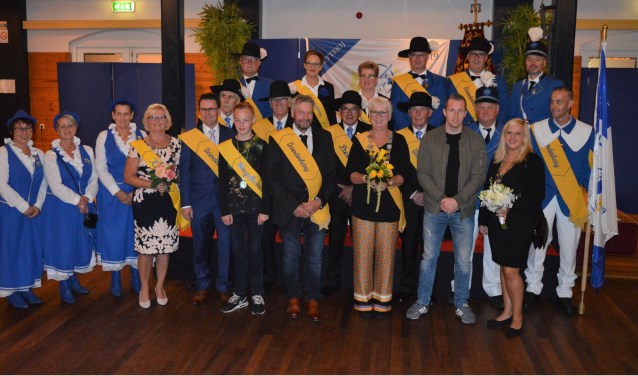 Functionarissen Schutterij. (foto: Diana Smits)