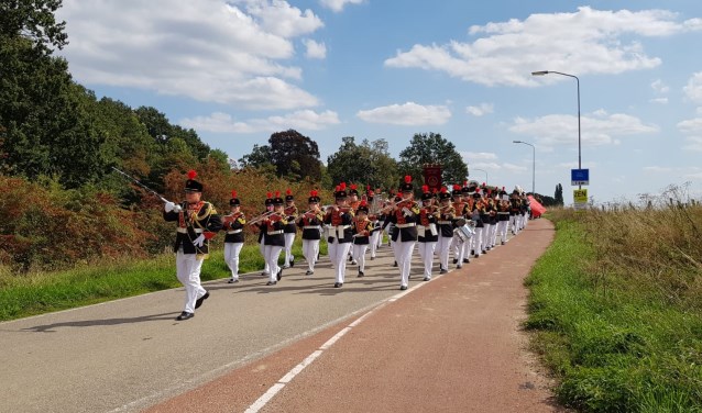 Drumfanfare Sint-Jan tijdens schuttersfeest 2018. (foto: Linda Hendriks)
