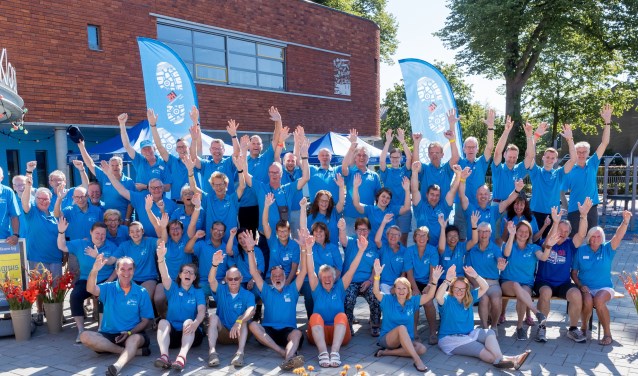 Leden wandelvereniging. (foto: Marcel Krijgsman)