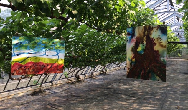 Kunst in de kassen van Mea Vota. (foto: Louise de Haardt)