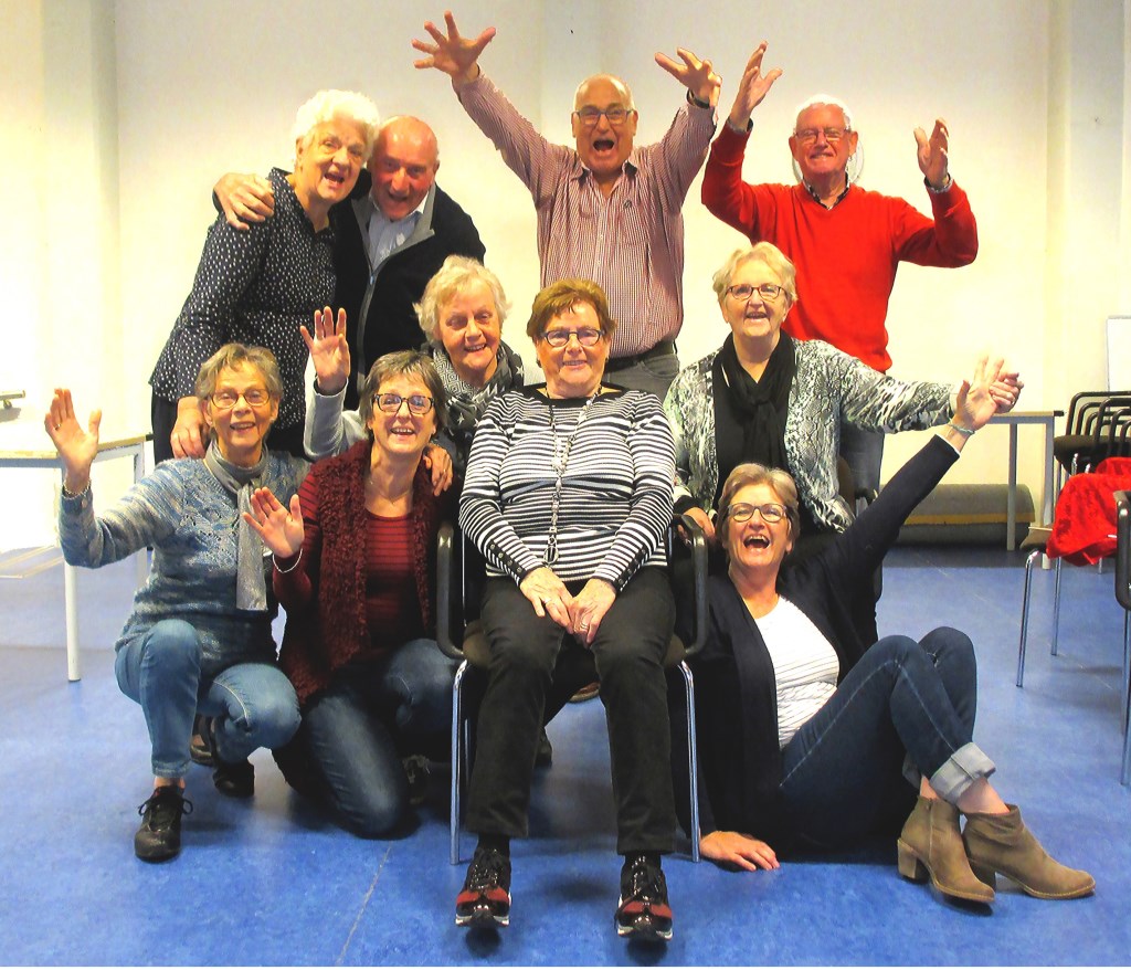 De enthousiaste toneelgroep Jong Belegen