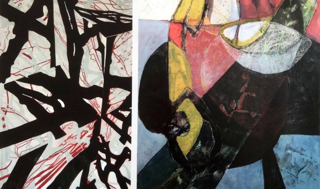 werk dat op de expositie te zien is