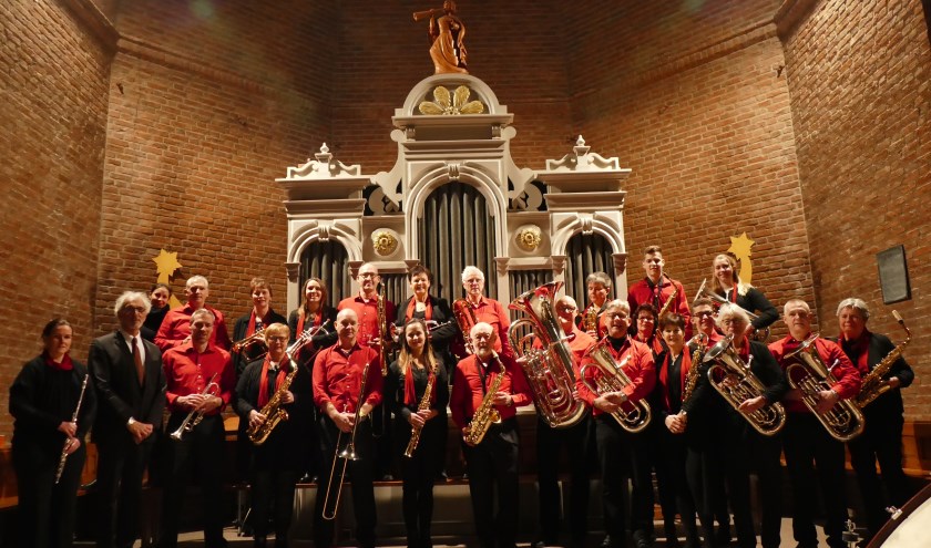 Leden met kerstconcert 2018. (foto: vereniging)