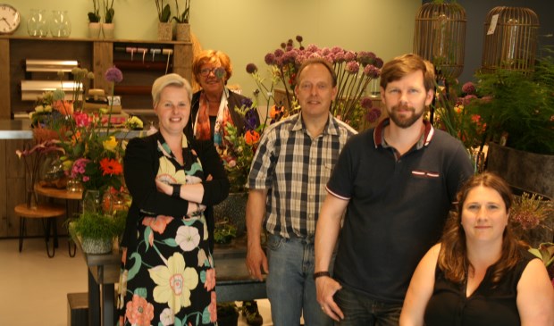 Het team van Bloemisterij Schepers
