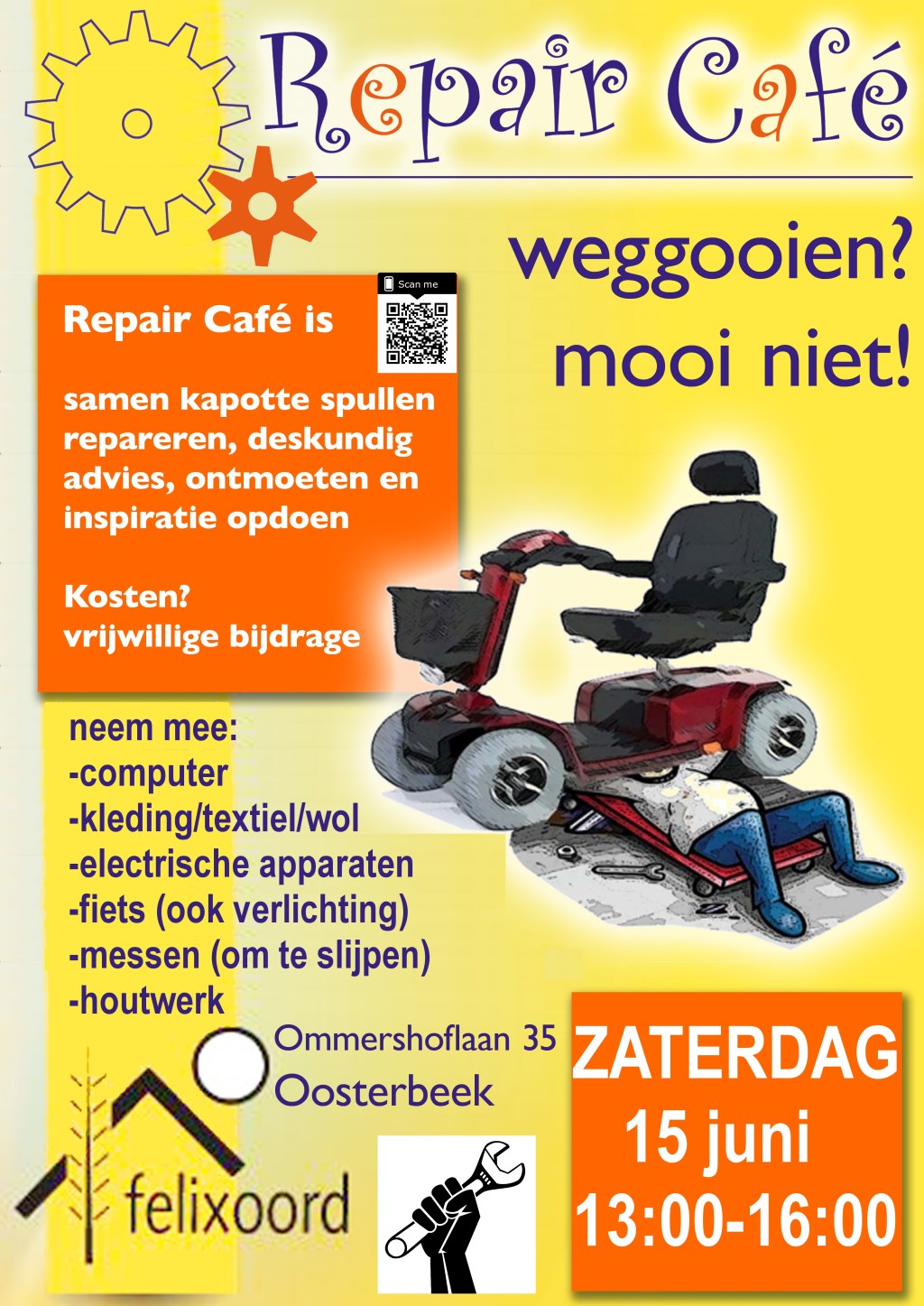 Repair cafe Felixoord